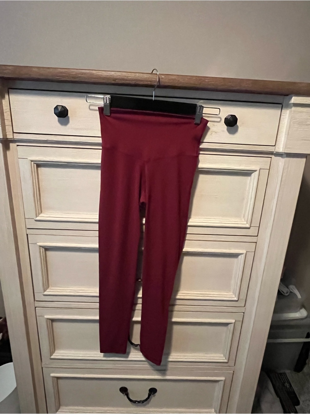 aerie High-Waist Wine Red Leggings